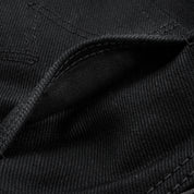IH-634S-SB - 21oz Selvedge Denim Straight Cut - Superblack Non-Fade