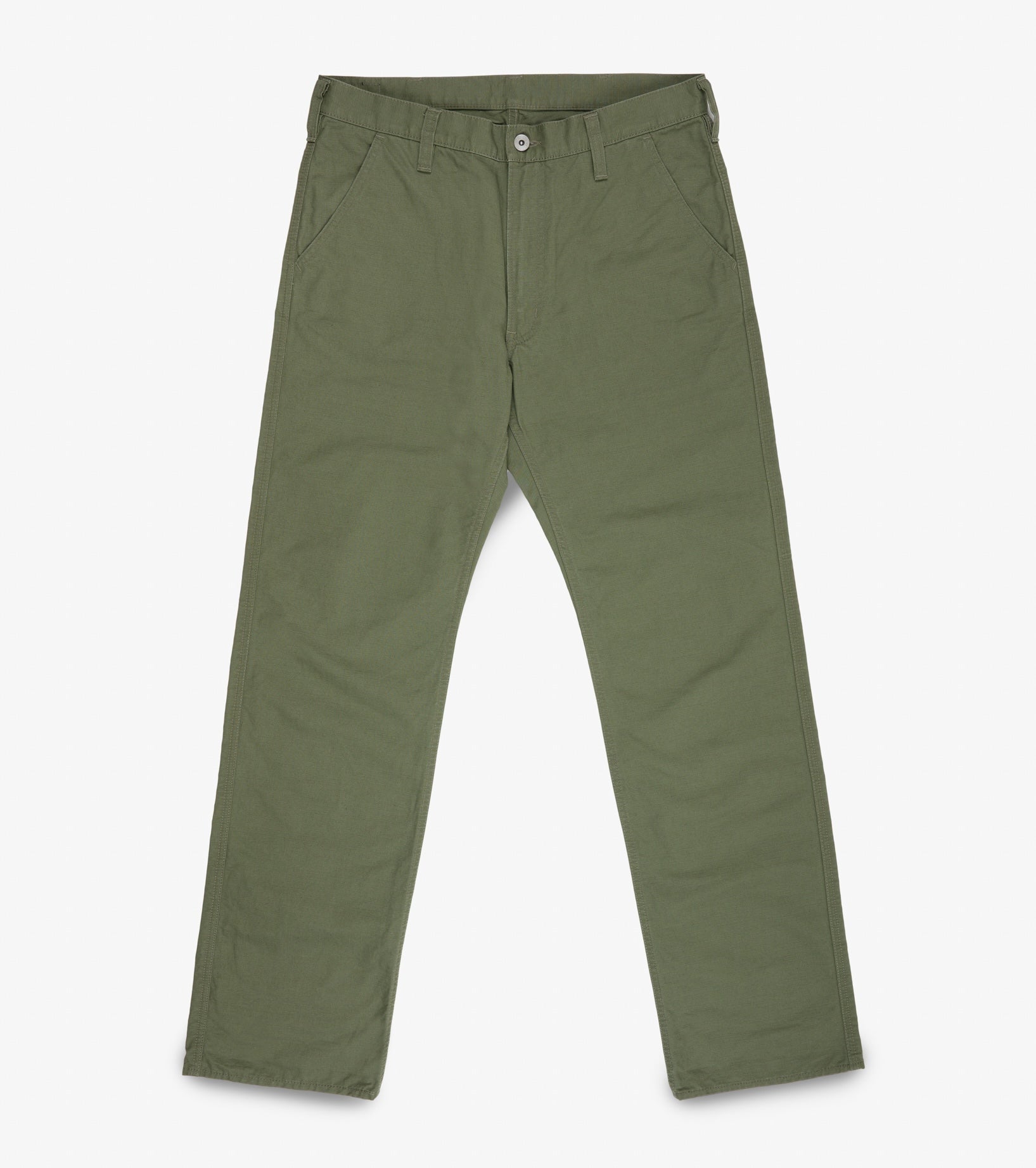 IH-746-GRN - 8oz Ripstop Wide Pants - Army Green – IRON HEART GERMANY