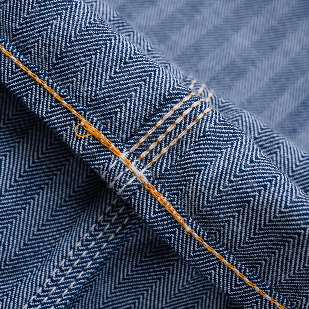 IH-830-IND - SS26 - 10.5oz Herringbone Painter’s Pants - Indigo