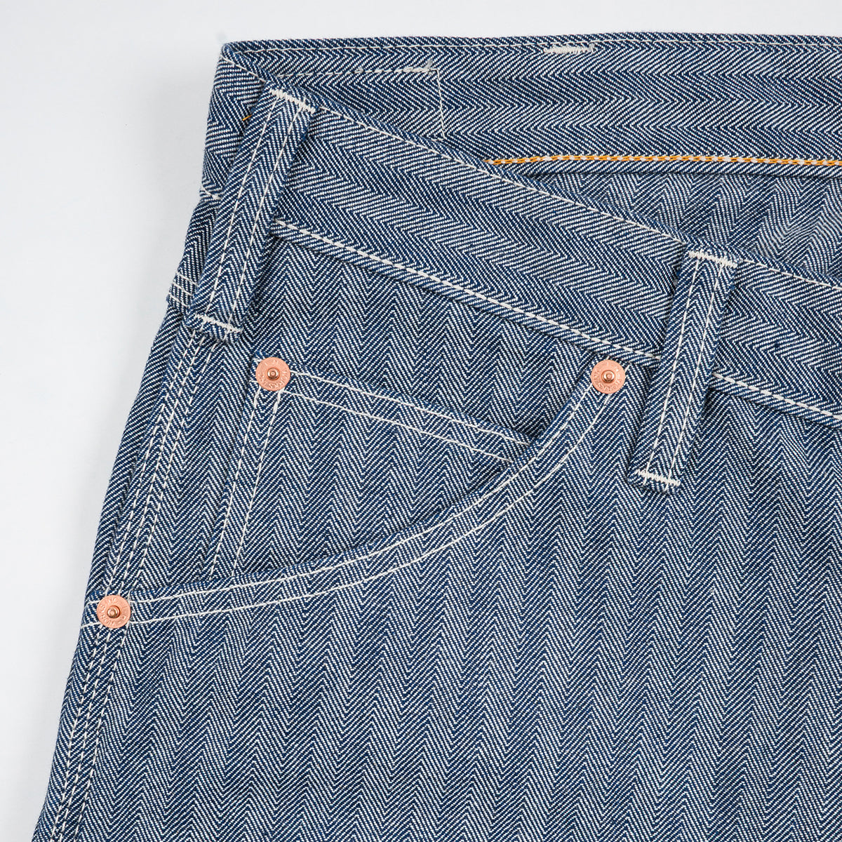 IH-830-IND - SS26 - 10.5oz Herringbone Painter’s Pants - Indigo