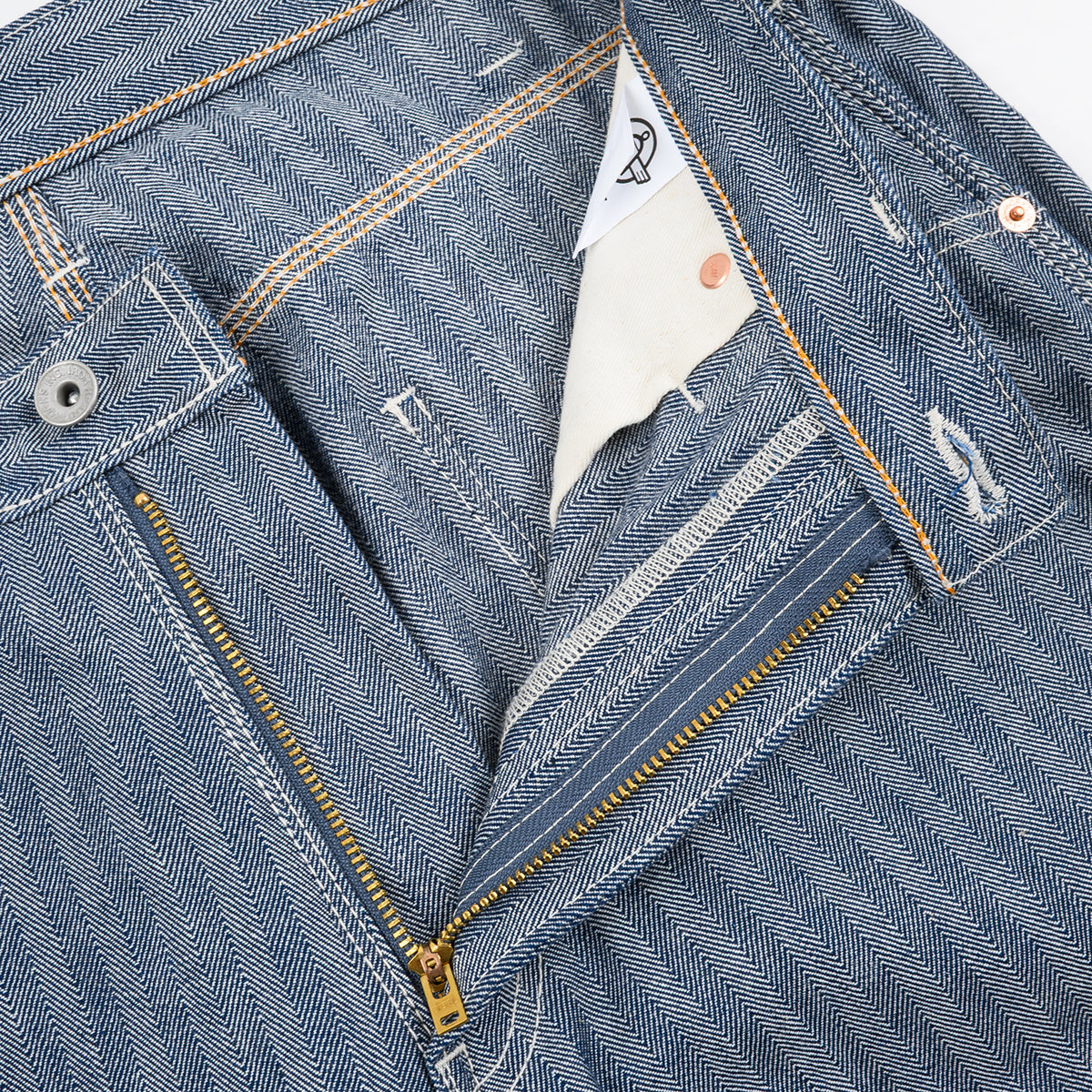 IH-830-IND - SS26 - 10.5oz Herringbone Painter’s Pants - Indigo