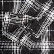 IHSH-439-BLK - SS26 - 9oz Selvedge Flannel Western Shirt - Black Check