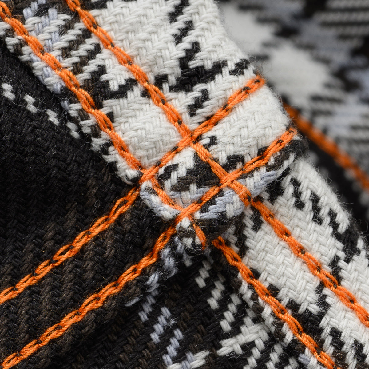 IHSH-439-BLK - SS26 - 9oz Selvedge Flannel Western Shirt - Black Check