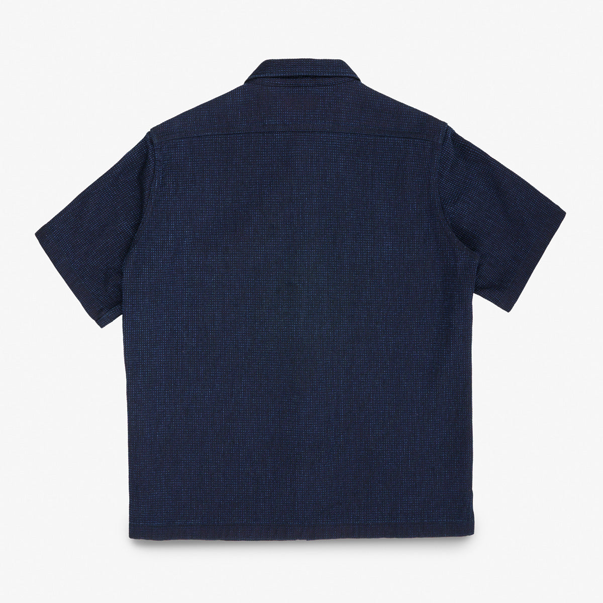 IHSH-445-IND - SS26 - 10oz Dobby Cloth Short Sleeve Mechanic Shirt - Indigo