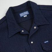 IHSH-445-IND - SS26 - 10oz Dobby Cloth Short Sleeve Mechanic Shirt - Indigo