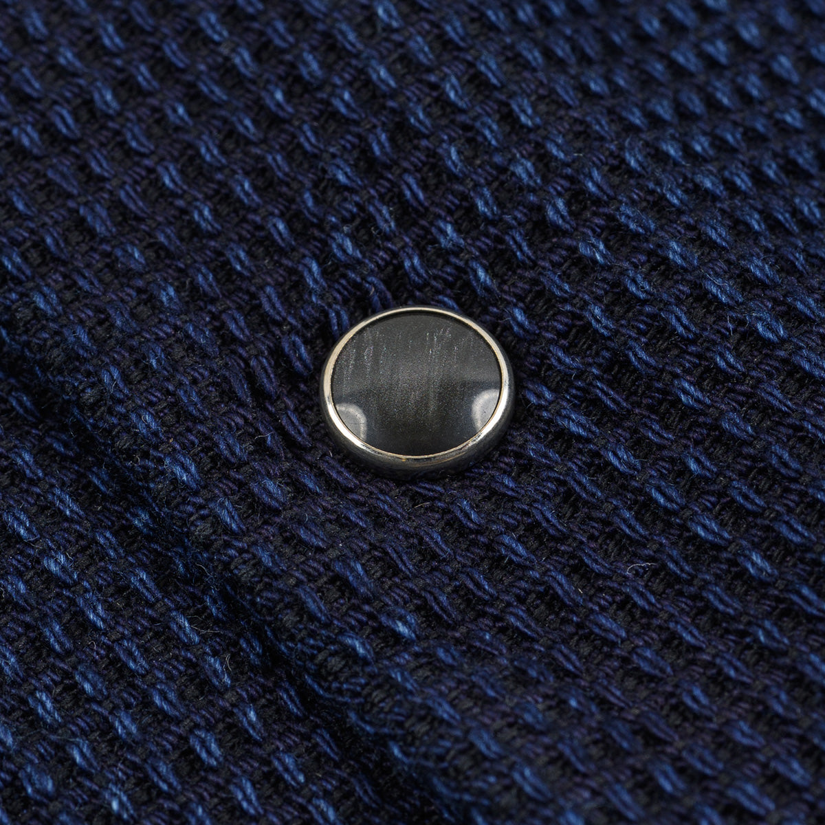 IHSH-445-IND - SS26 - 10oz Dobby Cloth Short Sleeve Mechanic Shirt - Indigo