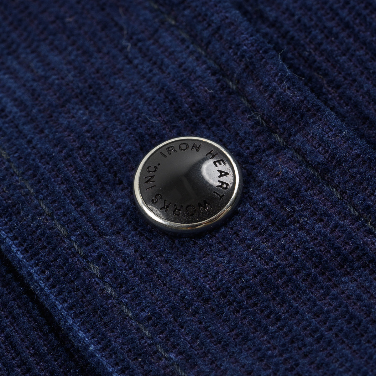 IHSH-438-IND - SS26 - 7.5oz Selvedge Corduroy Western Shirt - Indigo