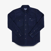 IHSH-438-IND - SS26 - 7.5oz Selvedge Corduroy Western Shirt - Indigo