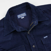 IHSH-438-IND - SS26 - 7.5oz Selvedge Corduroy Western Shirt - Indigo
