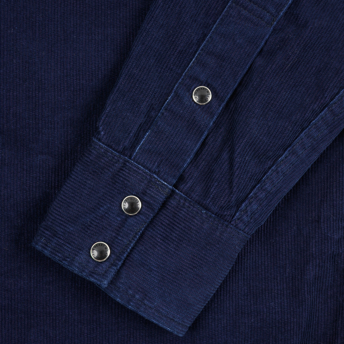 IHSH-438-IND - SS26 - 7.5oz Selvedge Corduroy Western Shirt - Indigo