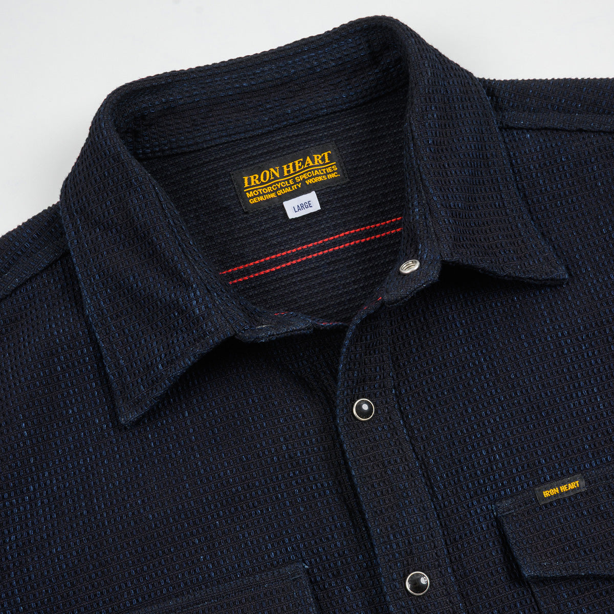 IHSH-437-IND - SS26 - 13.5oz Dobby Cloth CPO Shirt - Indigo