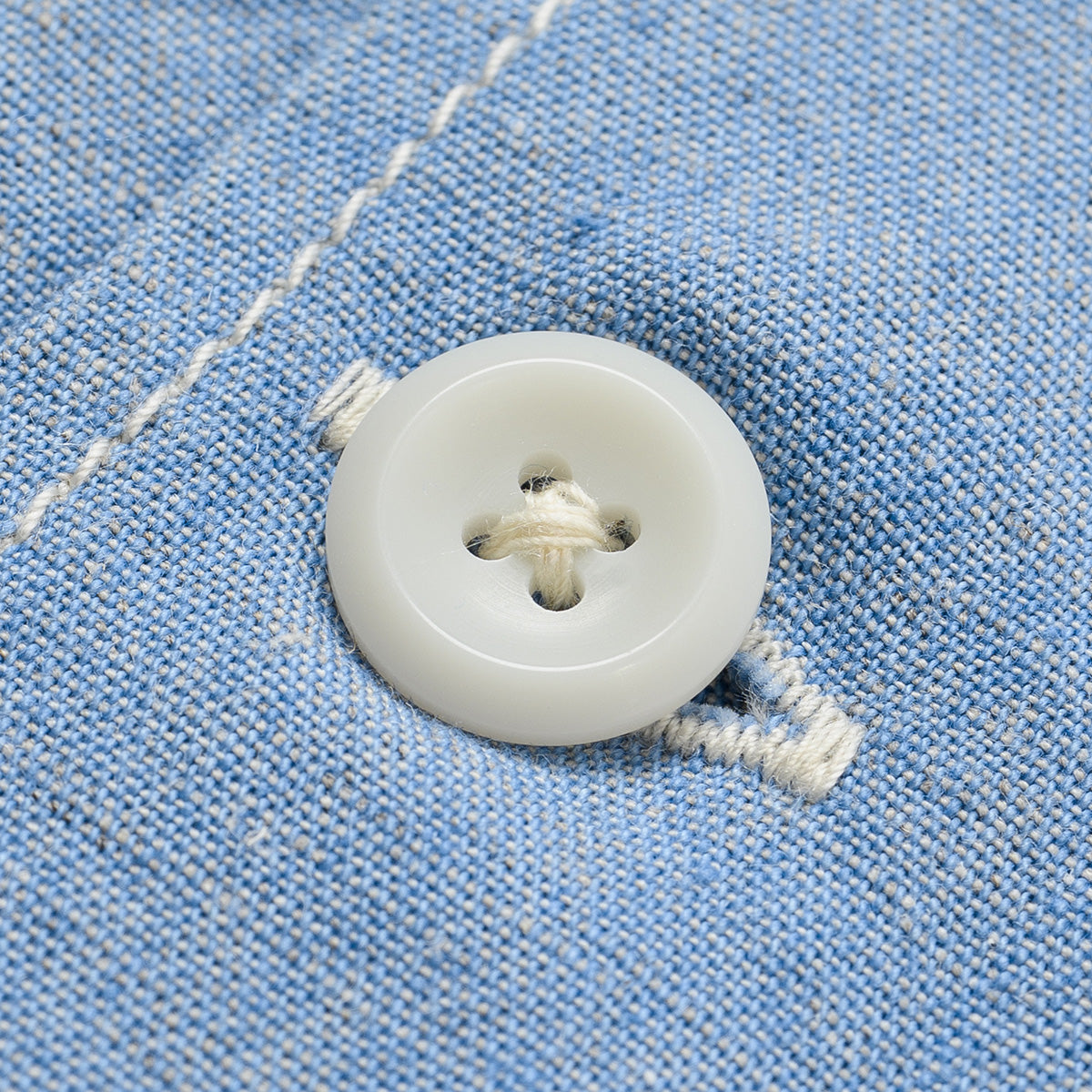 IHSH-447-SAX - SS26 - 5oz Cotton Linen Open Collar Short Sleeve Shirt - Sax Blue