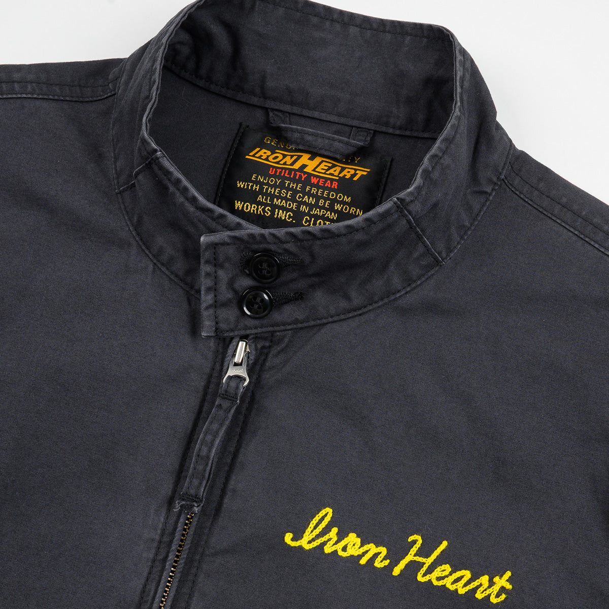 IHJ-165-BLK - SS26 - 6.2oz Serge Drizzler Jacket - Black