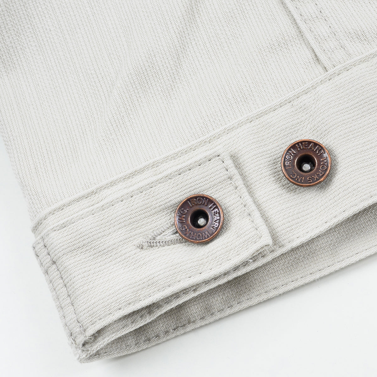 IHJ-162-GRY  - SS26 - 11oz Piqué Modified Type III Jacket - Light Grey