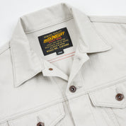 IHJ-162-GRY  - SS26 - 11oz Piqué Modified Type III Jacket - Light Grey