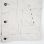 IHJ-162-GRY  - SS26 - 11oz Piqué Modified Type III Jacket - Light Grey