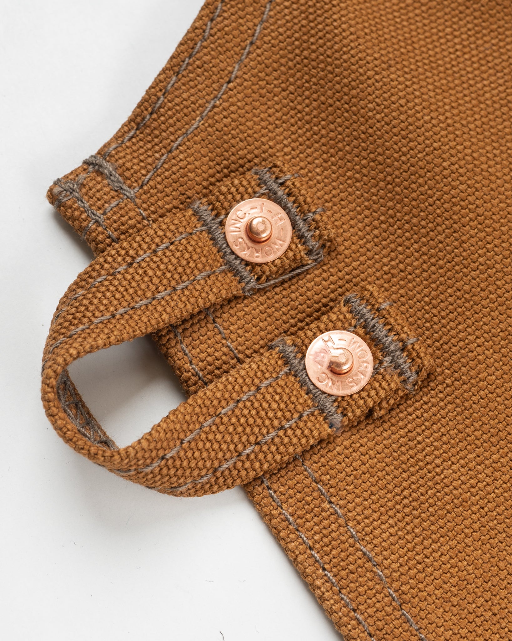 IHG-057-BRN - 17oz Cotton Duck Apron - Brown