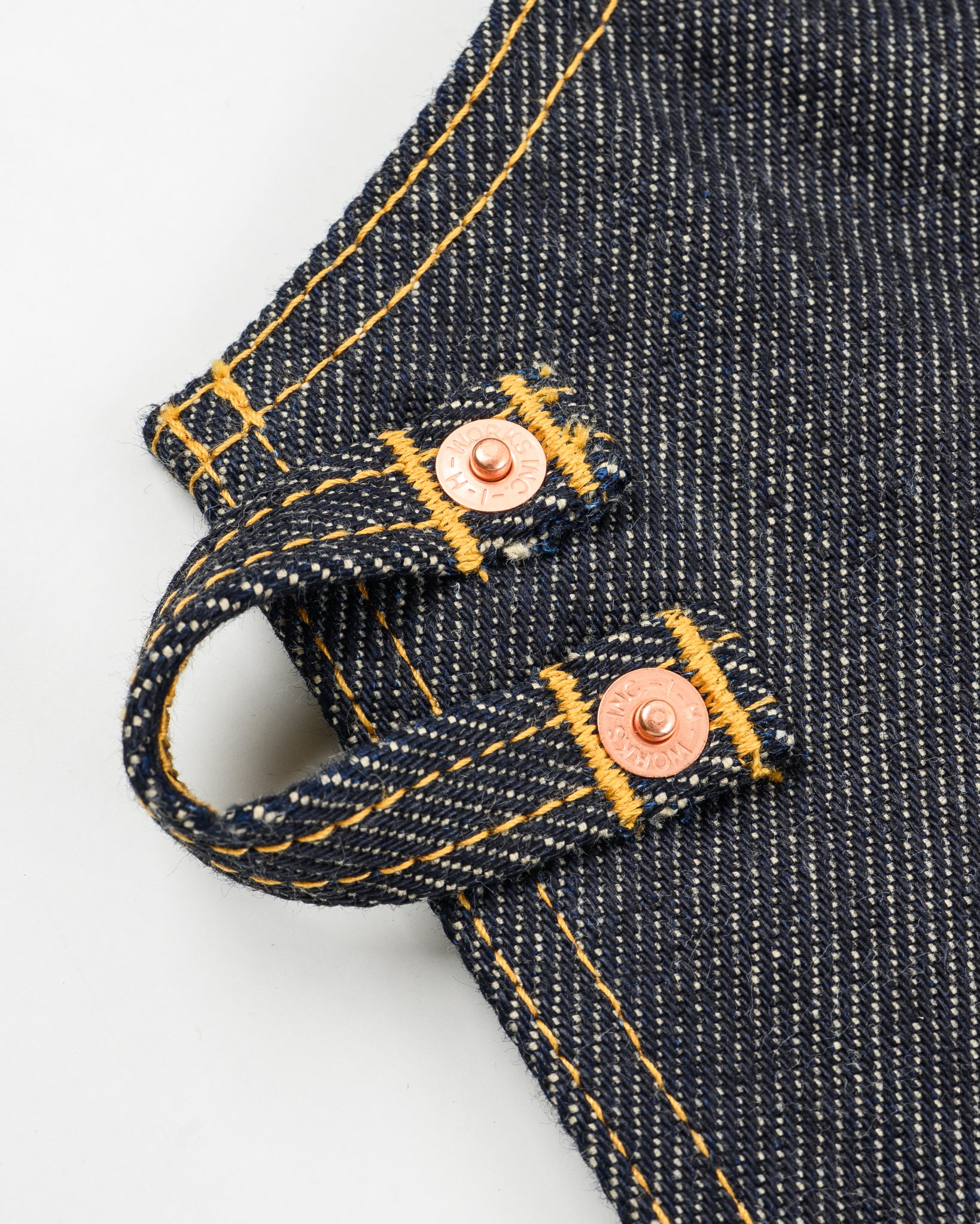 IHG-056-IND - 21oz Selvedge Denim Apron - Indigo