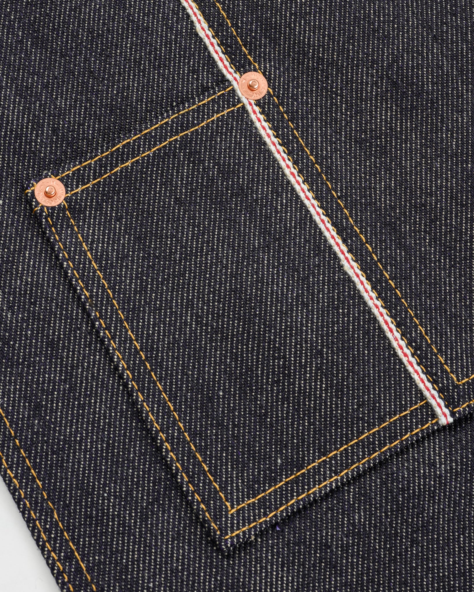 IHG-056-IND - 21oz Selvedge Denim Apron - Indigo