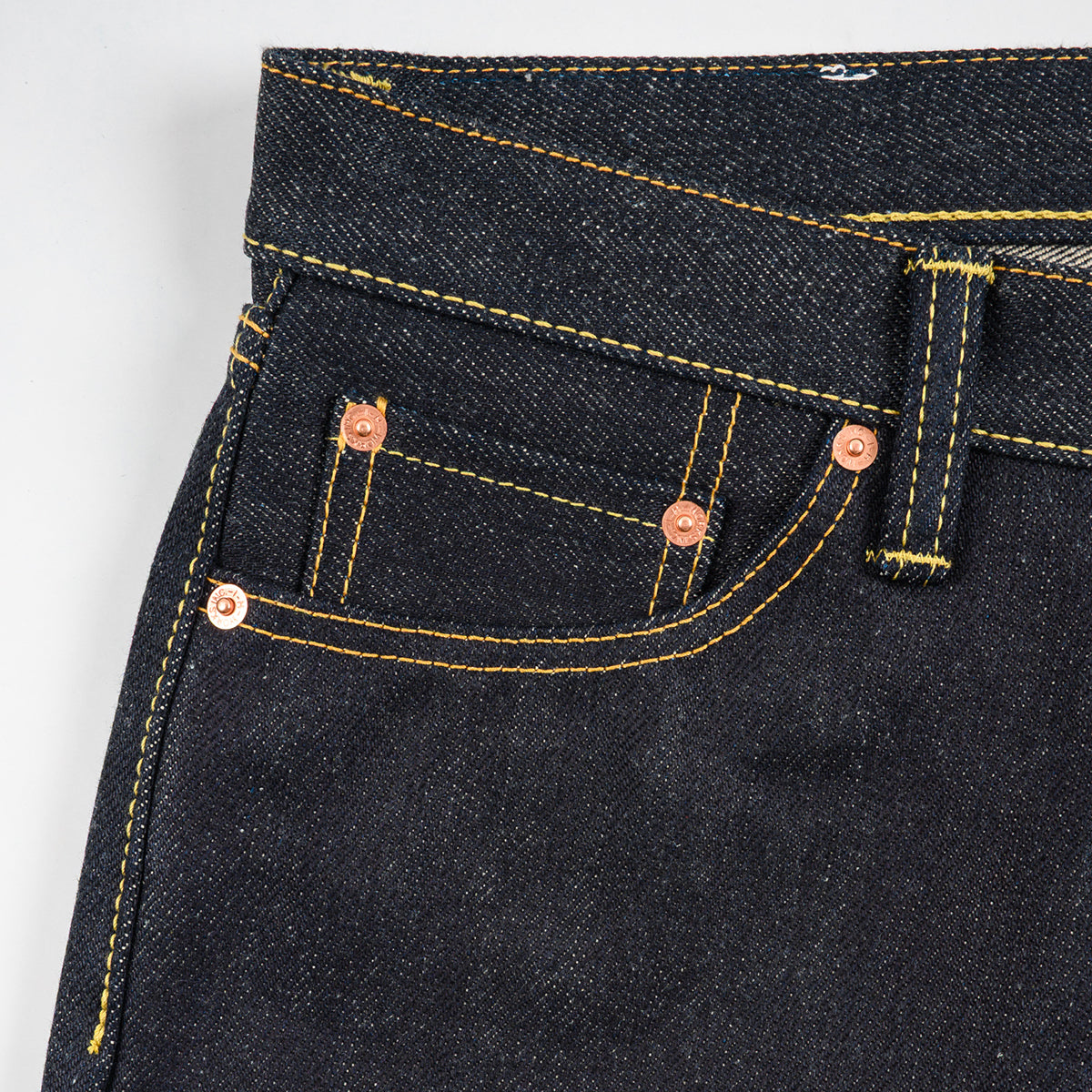 IH-888-XHS - 25oz Selvedge Denim Relaxed Tapered Jeans - Indigo