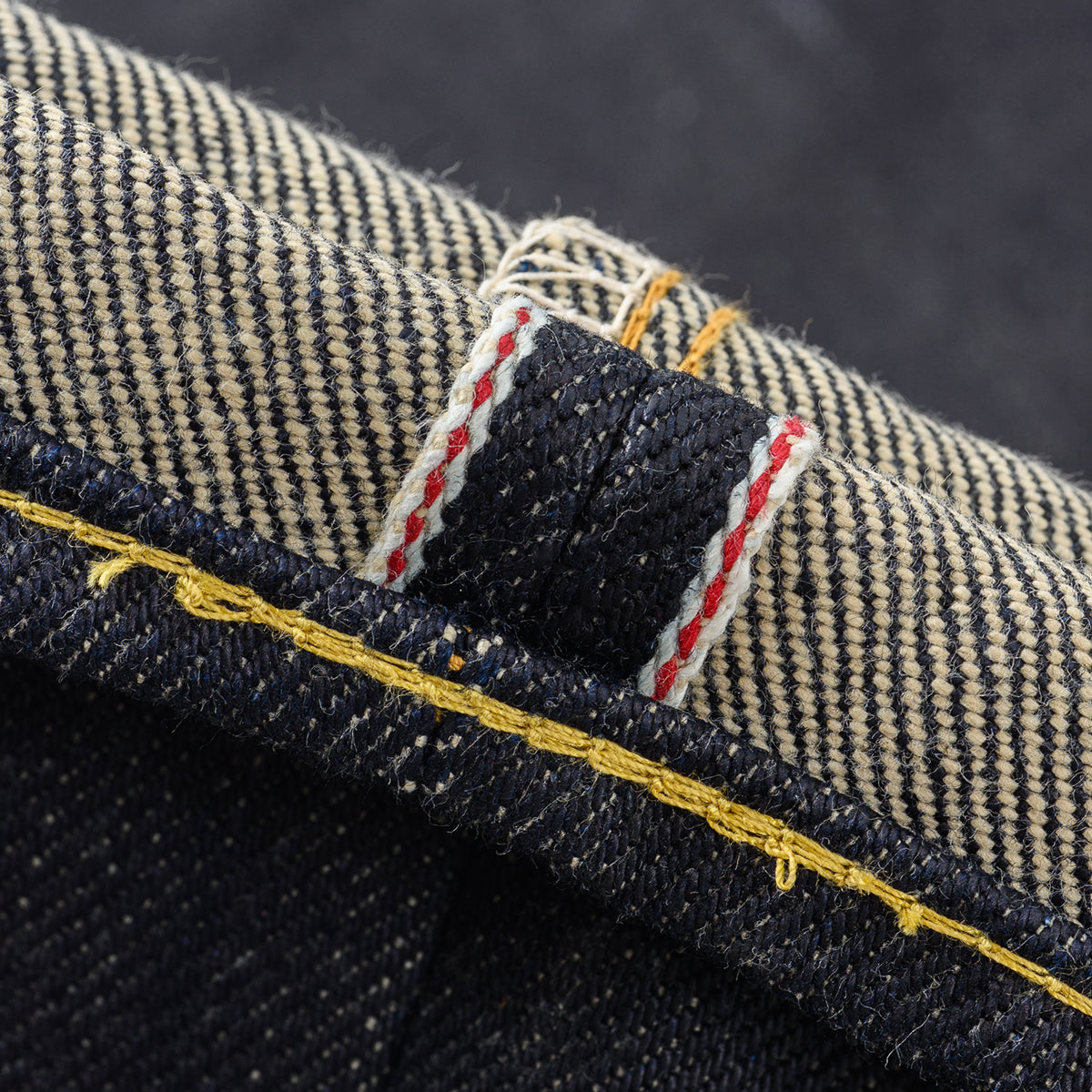 IH-888-XHS - 25oz Selvedge Denim Relaxed Tapered Jeans - Indigo