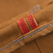 IH-666D - 17oz Duck Slim Straight Jeans - Brown