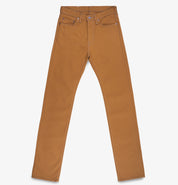 IH-666D - 17oz Duck Slim Straight Jeans - Brown