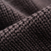 IHG-081-GRY - Cotton Ribbed Beanie - Grey
