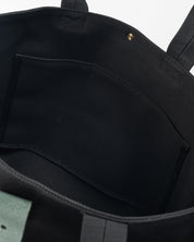 IHE-55-BLK - 21oz Denim Tote Bag - Superblack