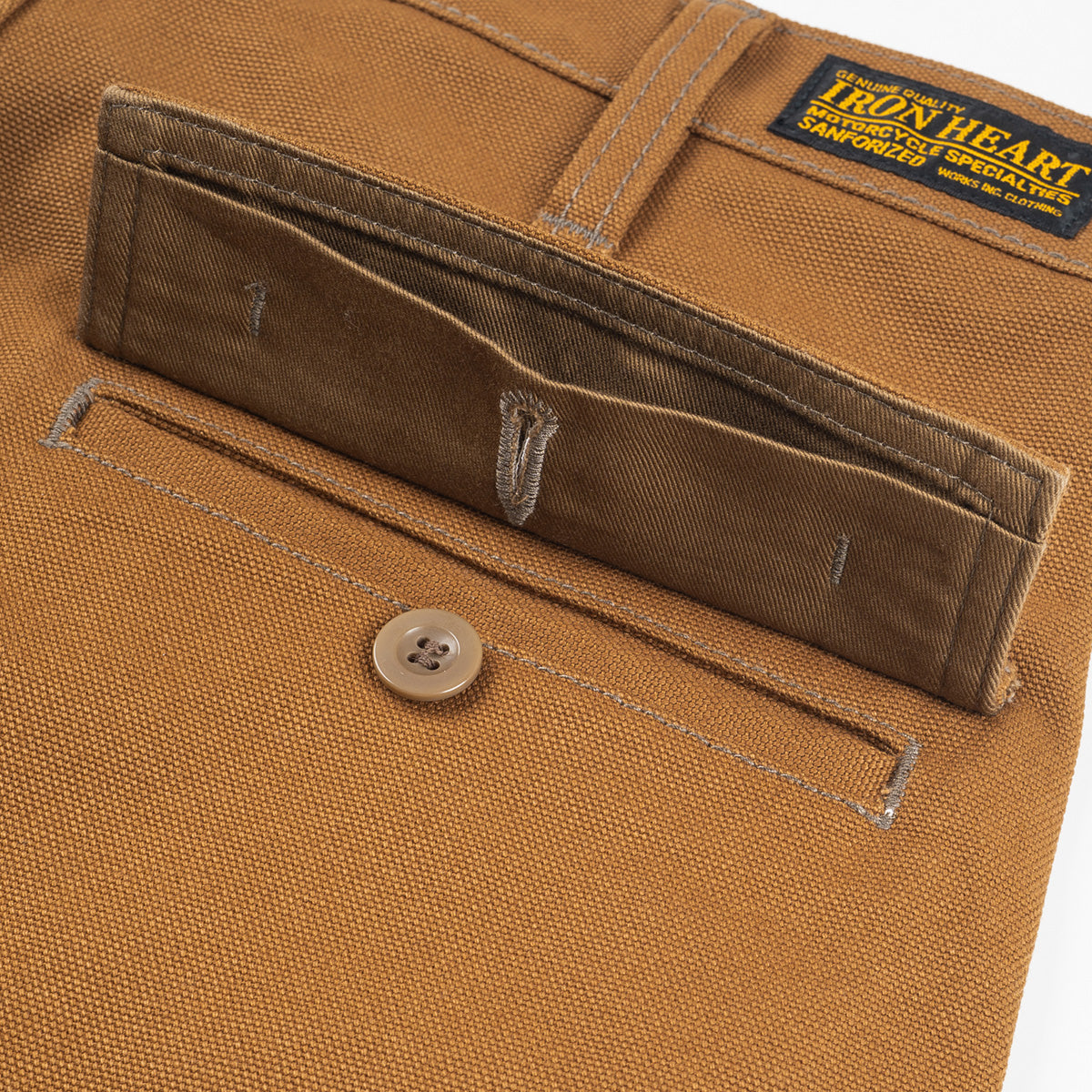 IH-743-BRN - 17oz Duck Cargo Pants - Brown