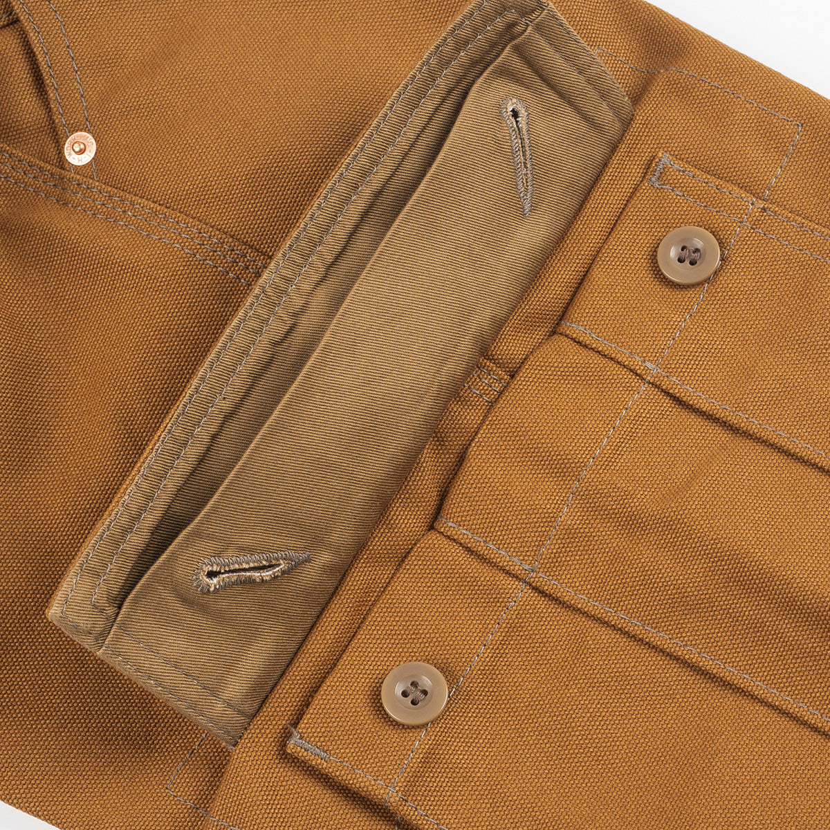 IH-743-BRN - 17oz Duck Cargo Pants - Brown