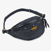 IHE-37-IND - 21oz Denim Waist Bag - Indigo