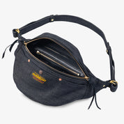 IHE-37-IND - 21oz Denim Waist Bag - Indigo