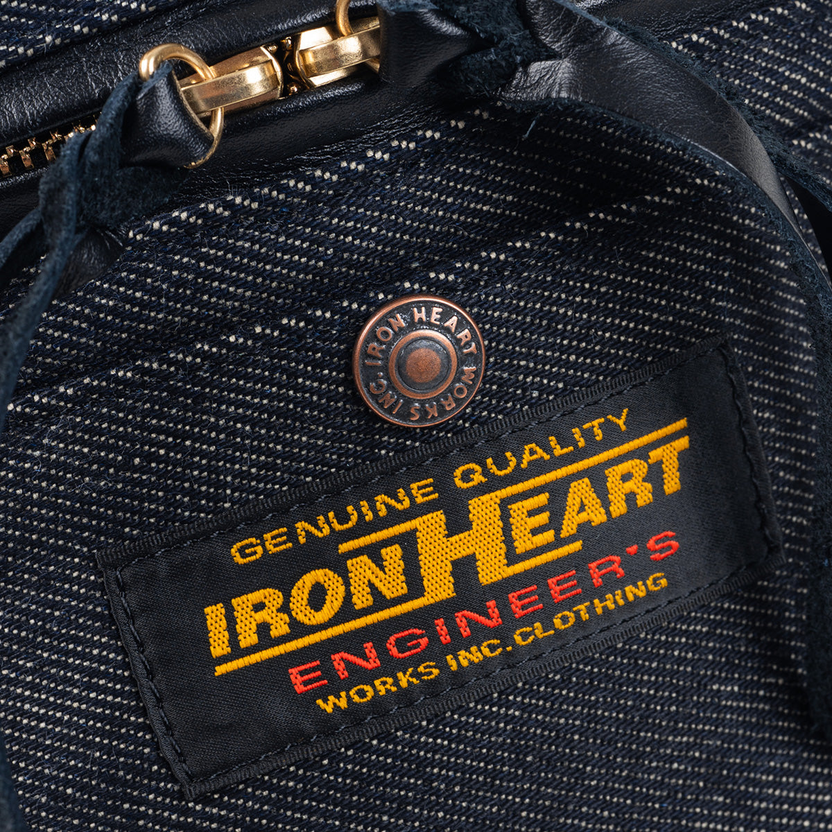 IHE-37-IND - 21oz Denim Waist Bag - Indigo – IRON HEART GERMANY