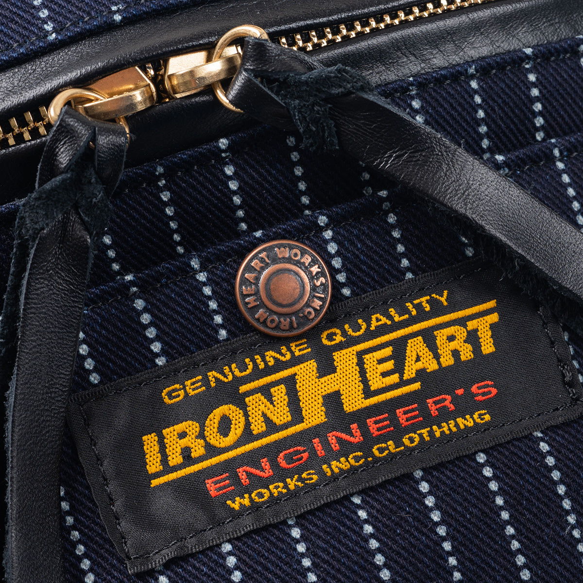 IHE-37-INDW - 12oz Wabash Waist Bag - Indigo