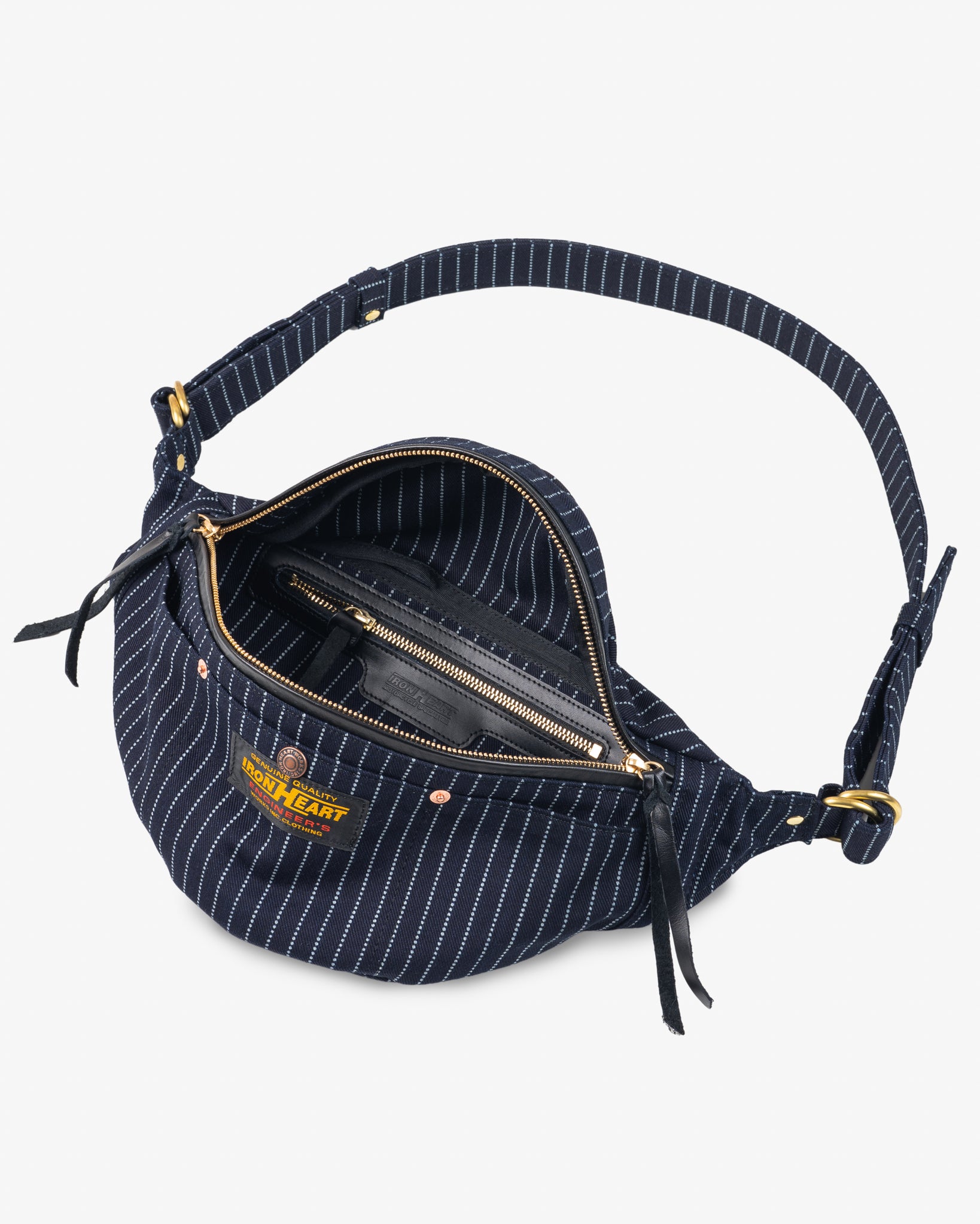 IHE-37-INDW - 12oz Wabash Waist Bag - Indigo