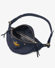 IHE-37-INDW - 12oz Wabash Waist Bag - Indigo