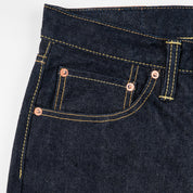 IH-1955S-142 - 14oz Selvedge Denim "1955" Vintage Tapered Cut Jeans - Indigo