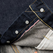 IH-1955S-142 - 14oz Selvedge Denim "1955" Vintage Tapered Cut Jeans - Indigo