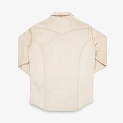 IHSB-PR-NAT - Iron Heart X Simmons Bilt Horsehide Western Shirt - The Pale Rider - Natural