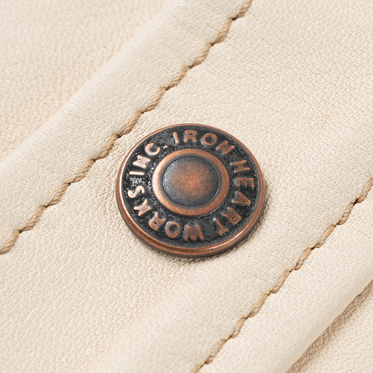 IHSB-PR-NAT - Iron Heart X Simmons Bilt Horsehide Western Shirt - The Pale Rider - Natural