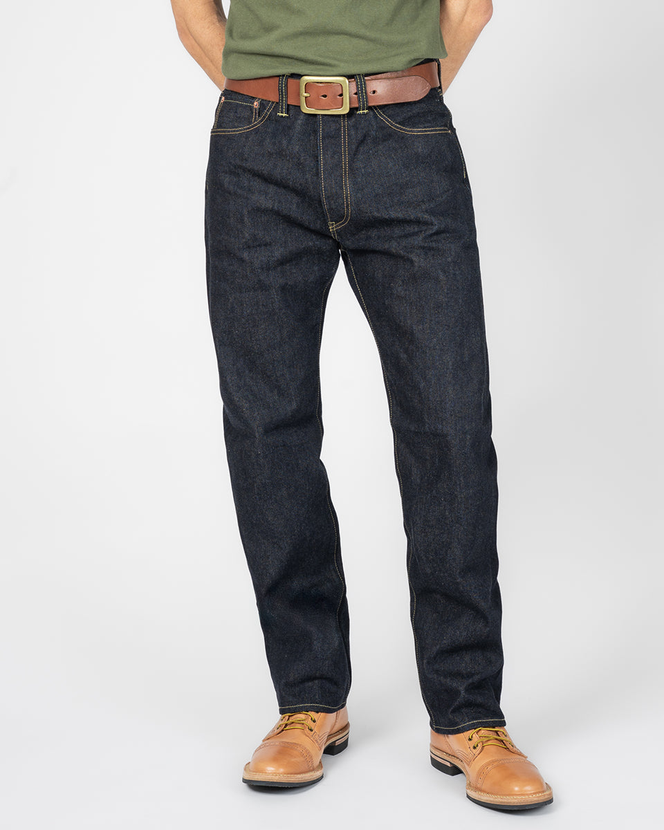 IH-1955S-142 - 14oz Selvedge Denim "1955" Vintage Tapered Cut Jeans - Indigo