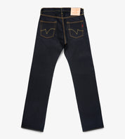 IH-634-XHSib - 25oz Selvedge Denim Straight Cut Jeans - Indigo/Black
