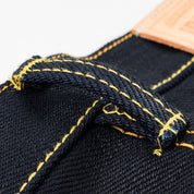 IH-634-XHSib - 25oz Selvedge Denim Straight Cut Jeans - Indigo/Black