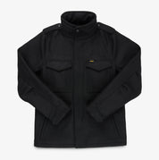IHM-49-BLK - 21oz Melton Wool M65 Field Jacket - Black