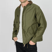IHM-53-ODG - FW26 - 12oz Whipcord Lightweight N1 Deck Jacket - Olive Drab Green