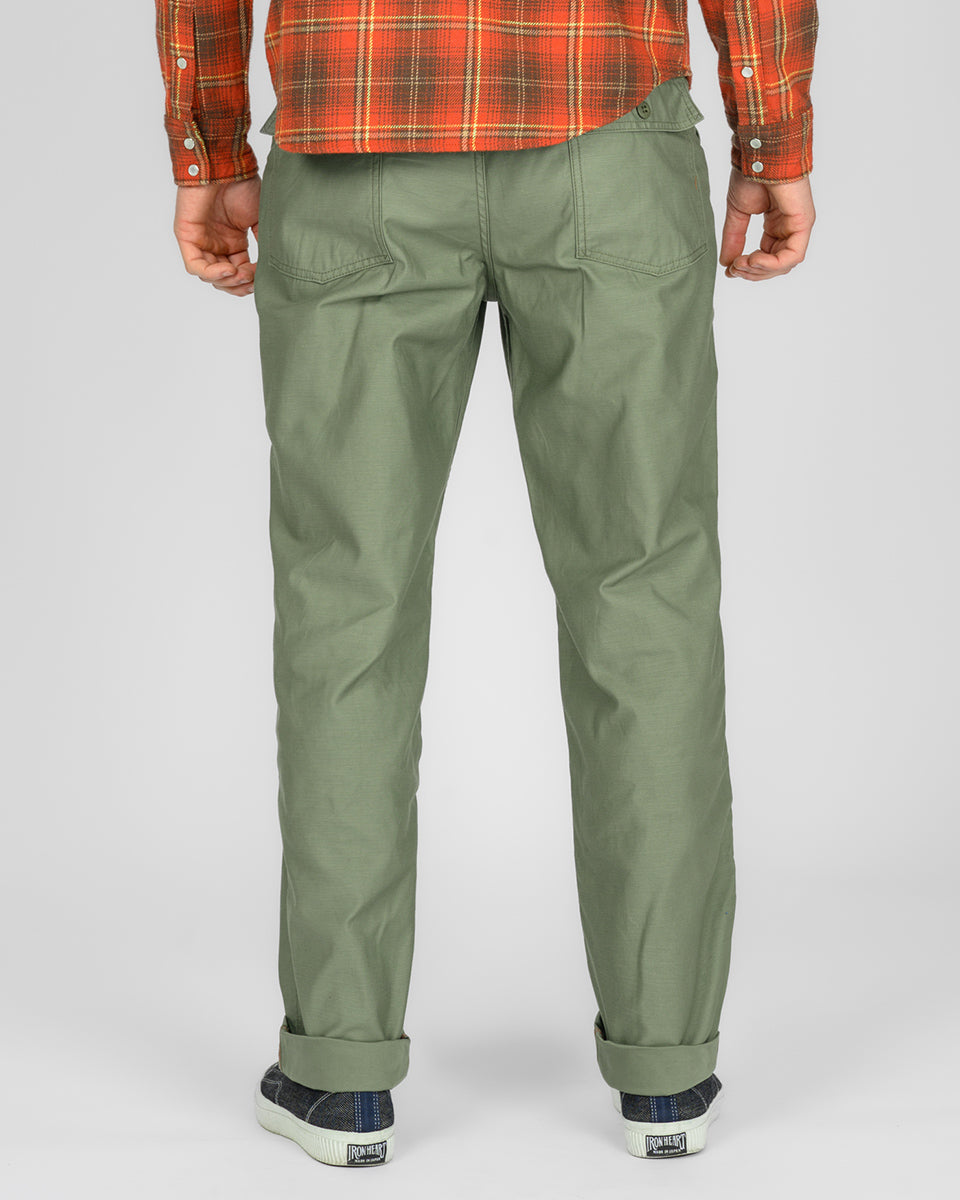 IH-751-ODG - FW26 - 9oz Organic Cotton Back Sateen Baker’s Pants - Olive Drab Green