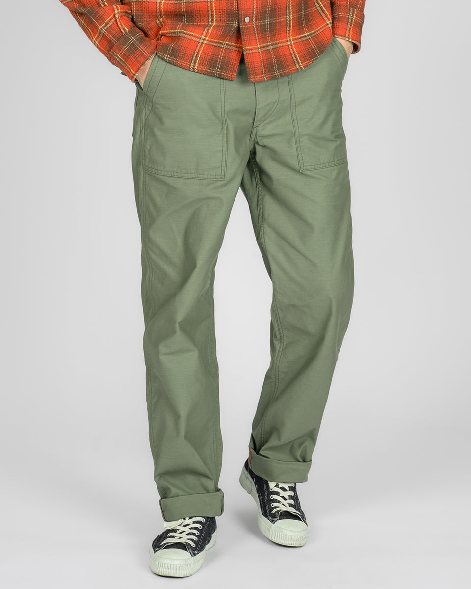 IH-751-ODG - FW26 - 9oz Organic Cotton Back Sateen Baker’s Pants - Olive Drab Green
