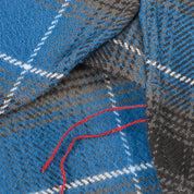 IHSH-458-BLU - FW26 - Heavy Flannel Check Work Shirt - Blue