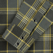 IHSH-461-GRY - FW26 - Ultra Heavy Flannel Check Western Shirt - Grey